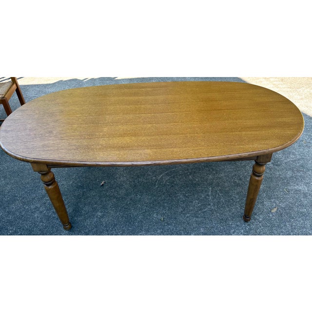 Vintage French Country Oval Dining Table For Sale - Image 9 of 12