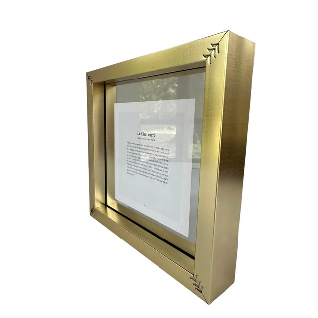 Hermès Vintage Framed Authentic Original Hermès Art Advertisement Lithograph Featuring Hermès Scarf For Sale - Image 4 of 6