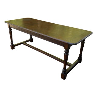 French Country Farm Dining Table For Sale