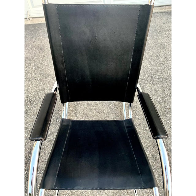 Metal 1960’s Fasem Bauhaus Style Rocking Chair For Sale - Image 7 of 8