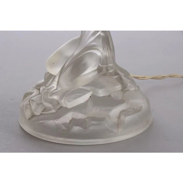 Art Deco Glass Table Lamp, 1930 For Sale - Image 3 of 11