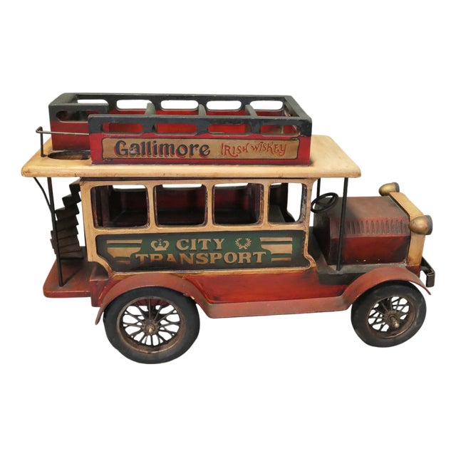 Vintage Model Double Decker Bus, 1970 For Sale