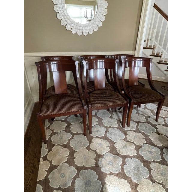 Set of 6 Baker Palladian Dining Chairs Chairish