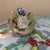 Vintage Murano Style Millefiori Art Glass Paperweight With White Latticino Swirl For Sale - Image 4 of 6