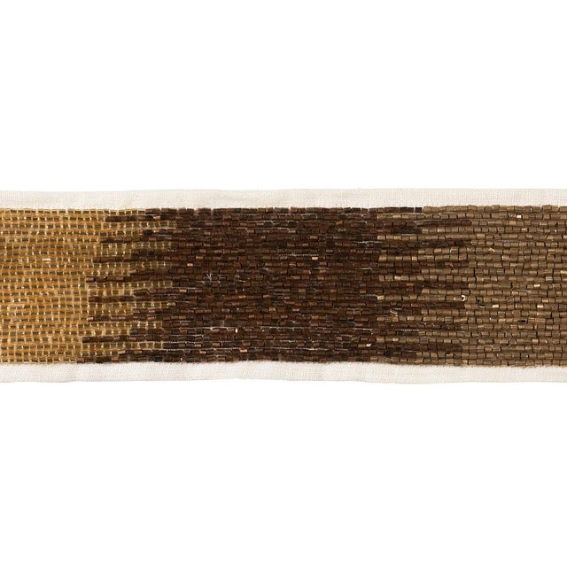 SAMPLE - Schumacher Gatsby Tape Trim In Gold For Sale