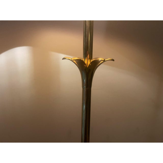 1970s Hollywood Regency French Brass Floor Lamp in the style of Maison Charles. France, 1970s For Sale - Image 5 of 18