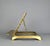 Traditional Large Vintage Brass Folding Book Stand Art Easel For Sale - Image 3 of 5