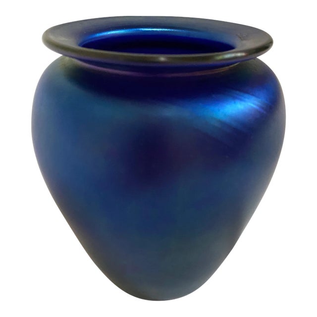 1980s Hand Blown Art Glass by Orient & Flume For Sale