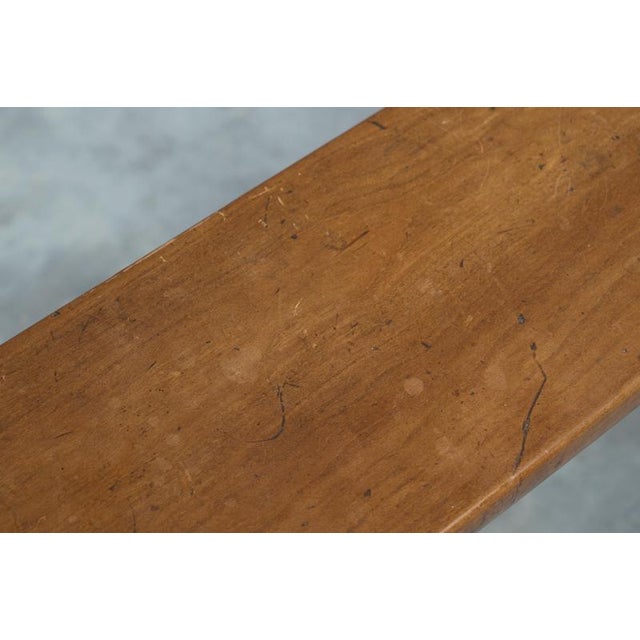 European Provincial Sculptural Bench in Wood, 1900s For Sale - Image 9 of 11