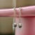 Traditional Tahitian Pearl Earrings 14k White Gold Certified For Sale - Image 3 of 15