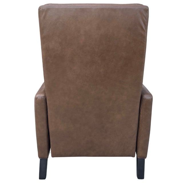 Brown Lee Industries Transitional Leather Recliner Chair For Sale - Image 8 of 10