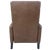 Brown Lee Industries Transitional Leather Recliner Chair For Sale - Image 8 of 10