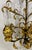French Large Pair French Gold & Rock Crystal Flower Sconces For Sale - Image 3 of 14