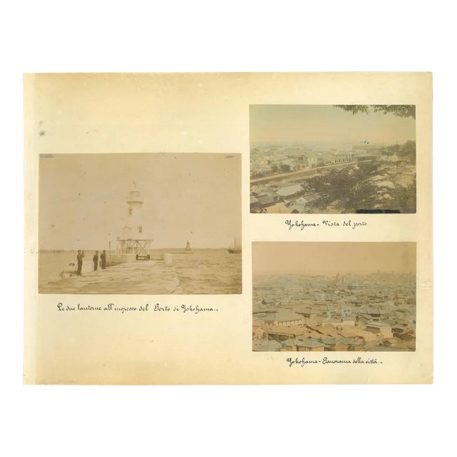 Unknown, Ancient Views of Yokohama, Vintage Album Print, 1890s For Sale
