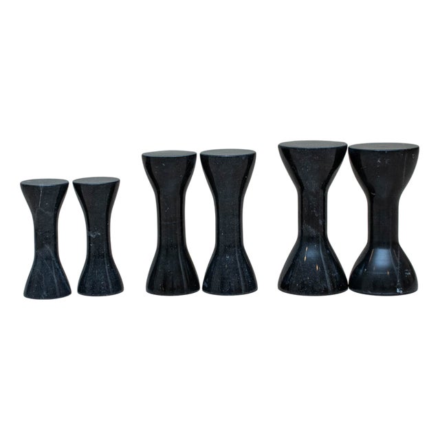 1 KG Marble Dumbbell in Black by Forzini For Sale