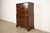 English Harden Furniture Georgian Solid Cherry Wood Highboy Dresser For Sale - Image 3 of 11