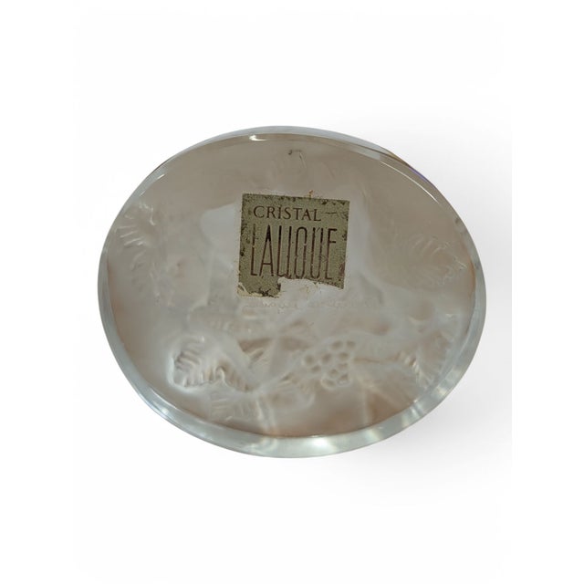 Crystal Women Posing Statuette from Lalique France, 1980s For Sale - Image 6 of 7