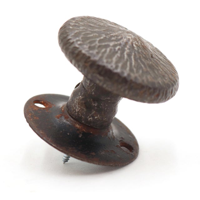 Arts & Crafts Arts & Crafts Cast Iron Dummy Door Knob For Sale - Image 3 of 4