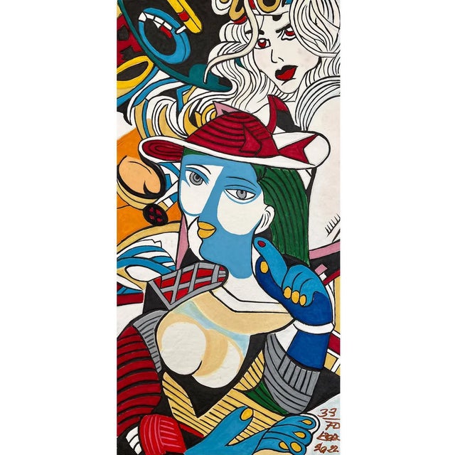 Erro, Woman with a Hat, Original Aquaprint For Sale