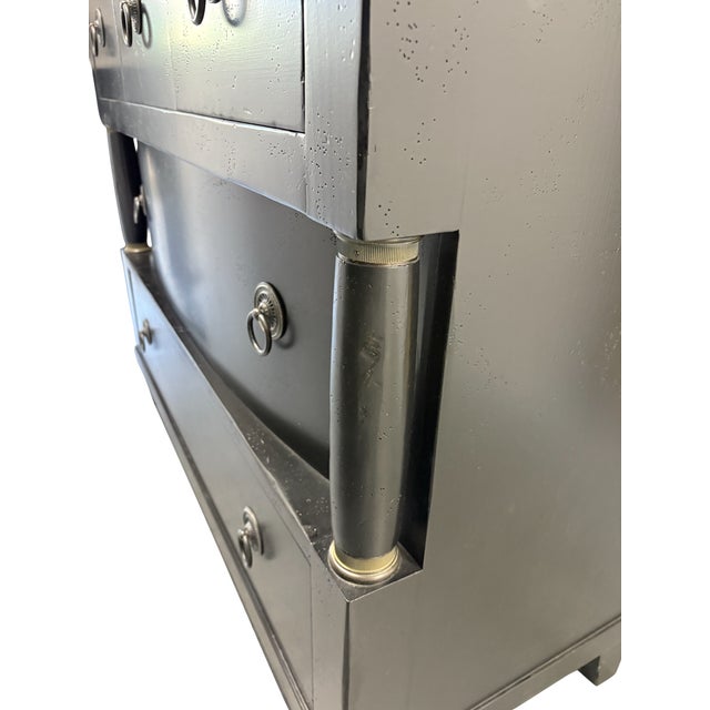 Black Late 20th Century Baker Milling Road Drawer Chest For Sale - Image 8 of 17