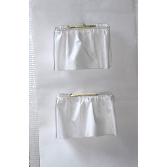 Cream Wall Lamps in the style of Adolf Loos, 1950s, Set of 2 For Sale - Image 8 of 9