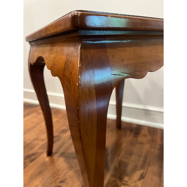 Mid 20th Century Heritage Henredon French Provincial Accent Side Table For Sale - Image 10 of 12