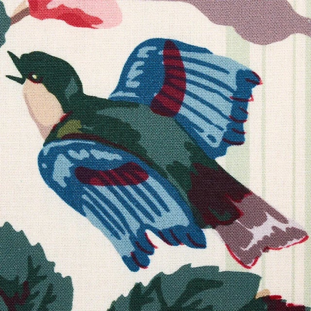 Schumacher Sample - Schumacher x Johnson Hartig Margaret Ruth Fabric in Document For Sale - Image 4 of 5