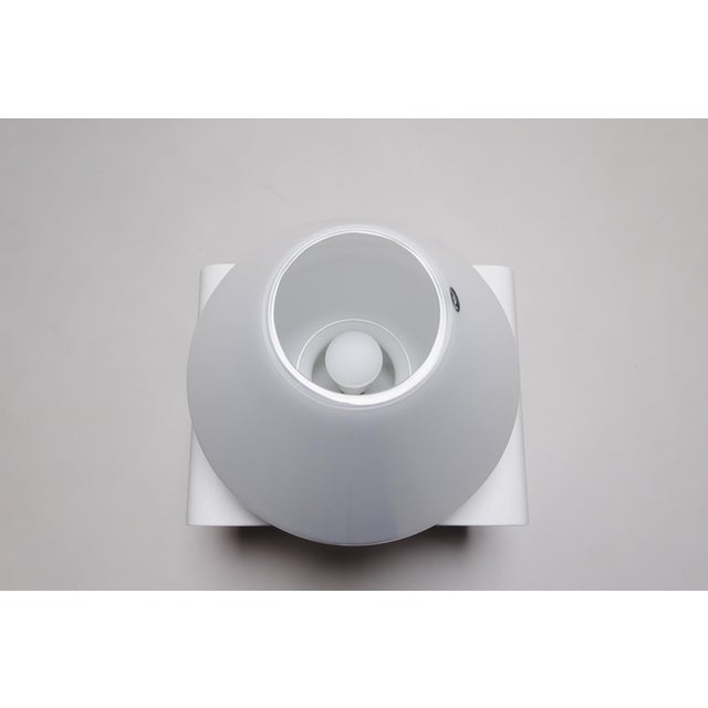 White Mushroom Table Lamp from RES, Italy, 1960s For Sale - Image 8 of 13