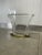 Brass Jeffery Bigelow Brass Lucite and Glass Dining Table For Sale - Image 8 of 10