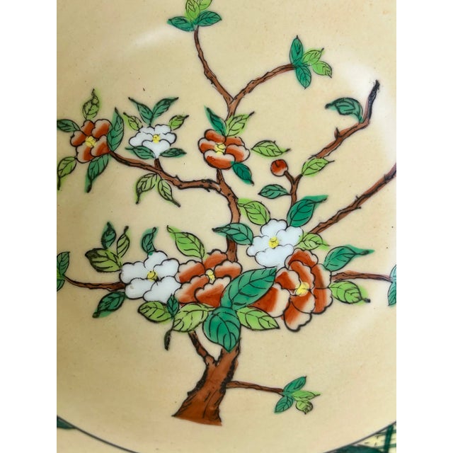 Chinese Hand Painted Apple Blossom Bowl For Sale In New York - Image 6 of 9