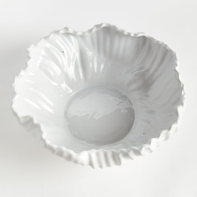Contemporary Kingsley White Decorative Bowl For Sale - Image 3 of 3