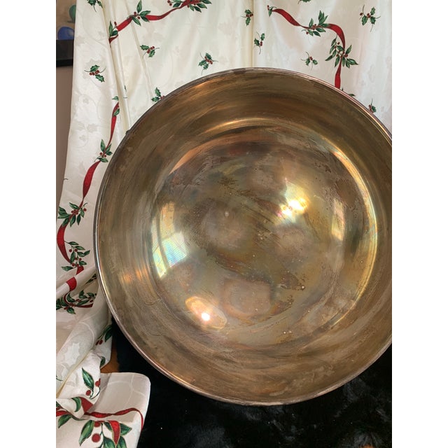 Traditional Silver Plate Centerpiece Bowl Chairish