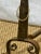 Antique-Style Hand-Forged Iron and Brass Andirons With Urn Finials – Pair For Sale - Image 4 of 8
