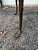 Brass Late 20th Century Edwardian Revival Ornate Metal Plant Stand For Sale - Image 8 of 10