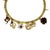 Victorian Victorian Gold Charm Bangle Bracelet With Gemstone Stickpin Charms – 19th Century For Sale - Image 3 of 5
