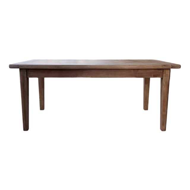 Vintage Farmhouse Table in Oak, 1970s For Sale