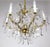 Glass Mid 20th Century 7-Light Multi-Crystal Maria Theresa Chandelier For Sale - Image 7 of 13