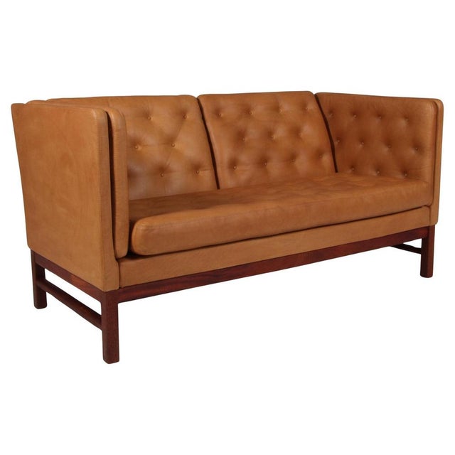 Tan Two-Seater Sofa by Erik Jørgensen, 2000s For Sale - Image 8 of 8
