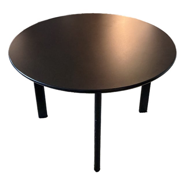 1980s Attributed to Joseph D’Urso for Knoll 42" Round Dining / Work Table For Sale