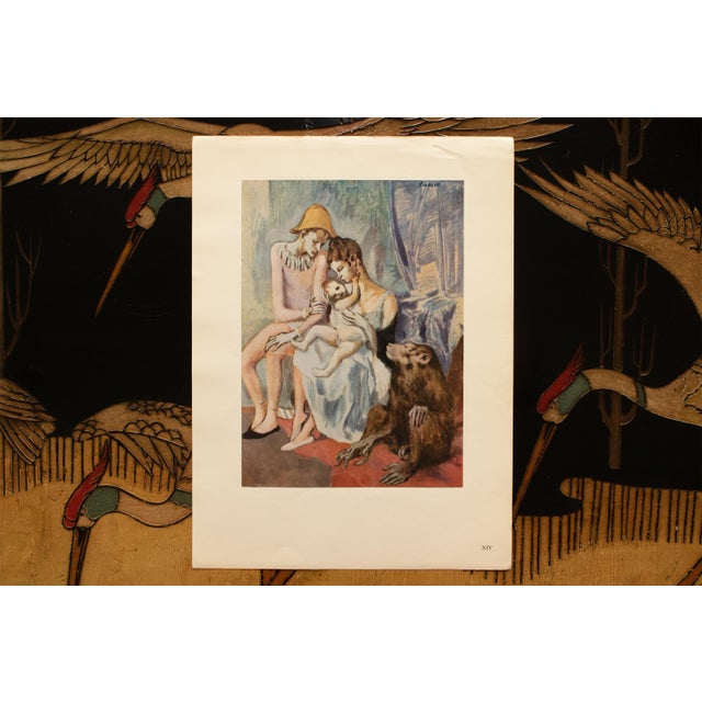 1948 After Pablo Picasso "The Acrobat's Family With a Monkey", First Edition Offset Lithograph For Sale In Dallas - Image 6 of 11