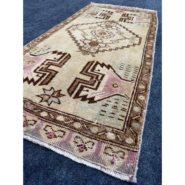 Early 21st Century Turkish Yastik Rug 1'7" x 3'5" For Sale - Image 5 of 5