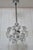 Vintage Ceiling Lamp with Chrome-Plated Metal Frame and Patterned Lead Crystal Plate Drops, 1970s For Sale - Image 6 of 8