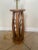 1980s Vintage Boho Coastal Brown Bent Wood Bamboo Rattan Table Lamp For Sale - Image 5 of 8