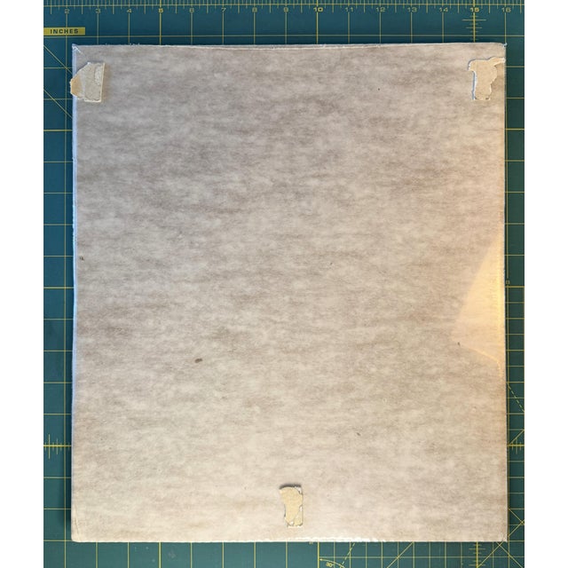 "Owl" - 1970s Eleanor Kanasawe Signed Art Print For Sale - Image 4 of 4