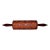19th Century Springerle Wooden Rolling Pin With 24 Stamp Designs For Sale