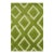 Rug & Kilim’s Contemporary Rug With Diamond Motifs in Green & Beige For Sale