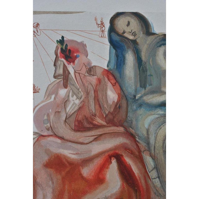 Salvador Dali, La confession de Dante, Etching For Sale - Image 3 of 7