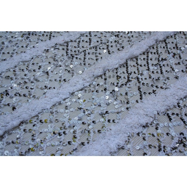 Moroccan Mid 20th Century Moroccan Berber Wedding Throw For Sale - Image 3 of 4
