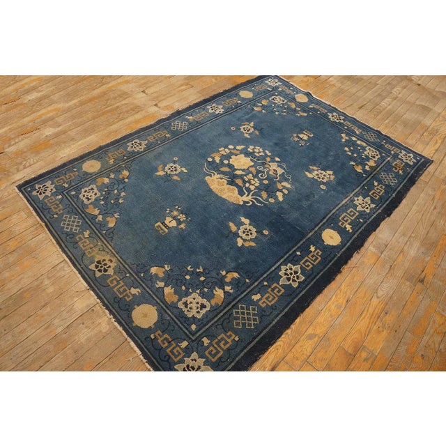 Early 20th Century Chinese Peking Carpet ( 4' x 5'10'' - 122 x 178 ) Chinese - Peking The commercial Peking carpet is a...