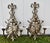 French Pair Brass Sconces Large Ornate Music Wall Violin Candle Holders 40s For Sale - Image 4 of 17